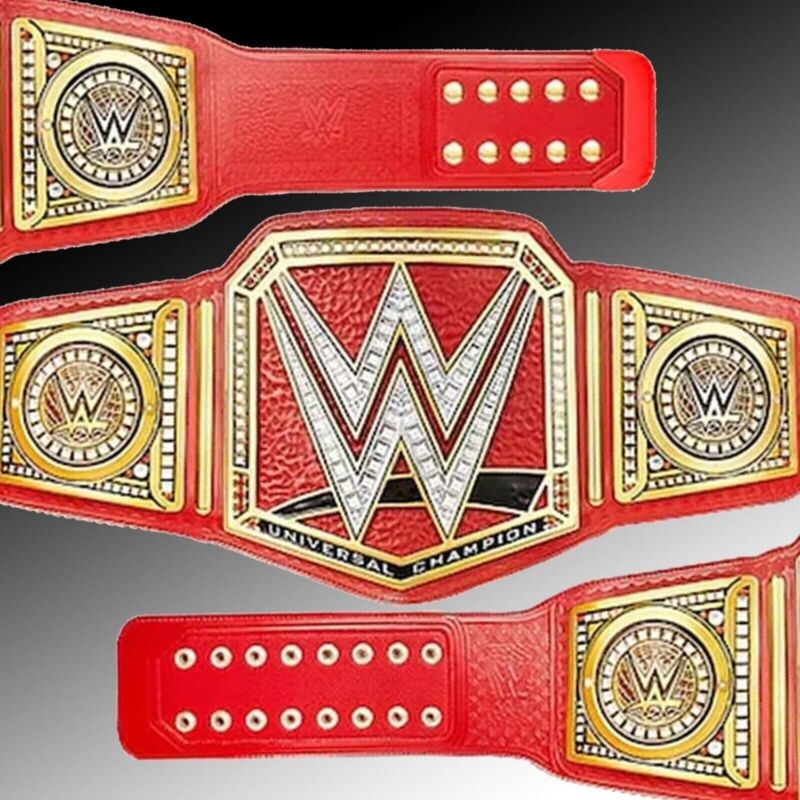 UNIVERSAL CHAMPIONSHIP BELT WORLD HEAVYWEIGHT REPLICA WWE TITLE BELT BRASS 2MM
