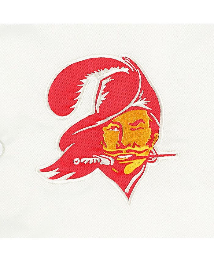 Men's White Tampa Bay Buccaneers The Power Forward Full-Snap Jacket