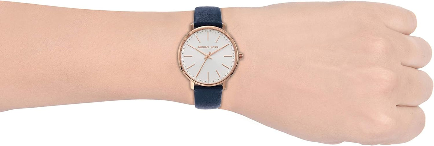 Michael Kors Pyper Women's Watch, Stainless Steel Watch for Women with Steel, Leather, or Silicone Band