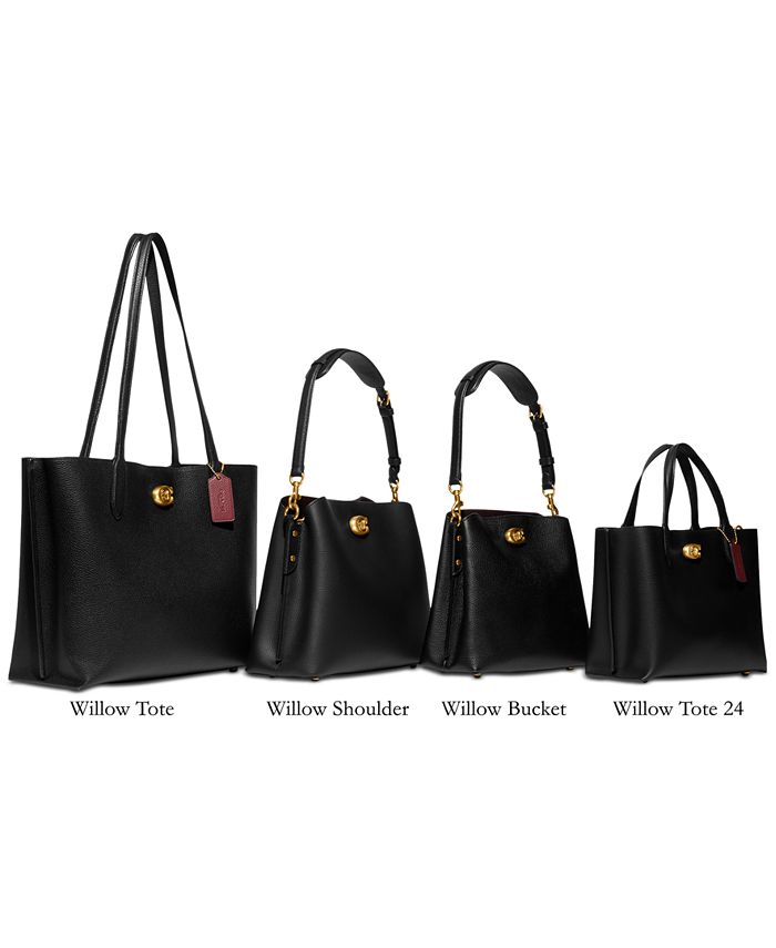 Signature Coated Canvas Willow Tote 24 with Convertible Straps