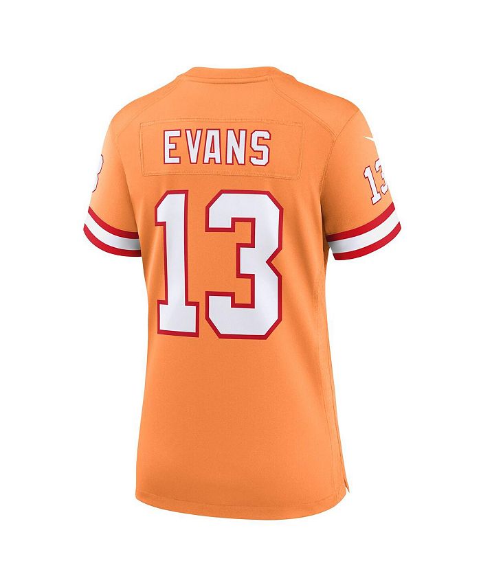 Women's Mike Evans Orange Tampa Bay Buccaneers Throwback Game Jersey