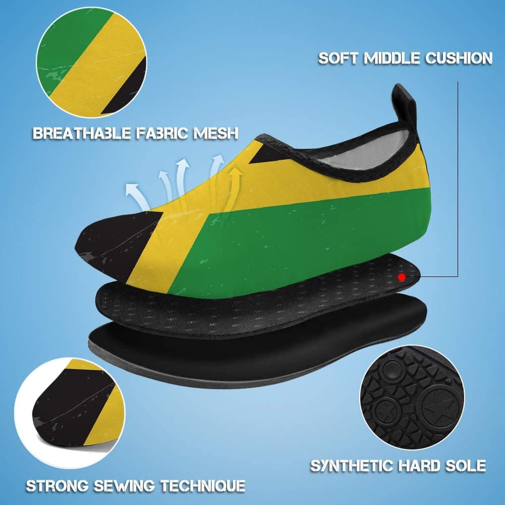 WEED WATER SHOES Water Shoes for Mens Womens Quick-Dry Aqua Socks Swim Beach Shoes for Outdoor Surfing Yoga