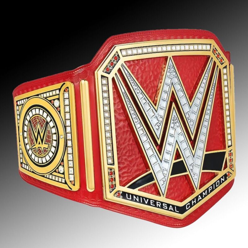 UNIVERSAL CHAMPIONSHIP BELT WORLD HEAVYWEIGHT REPLICA WWE TITLE BELT BRASS 2MM