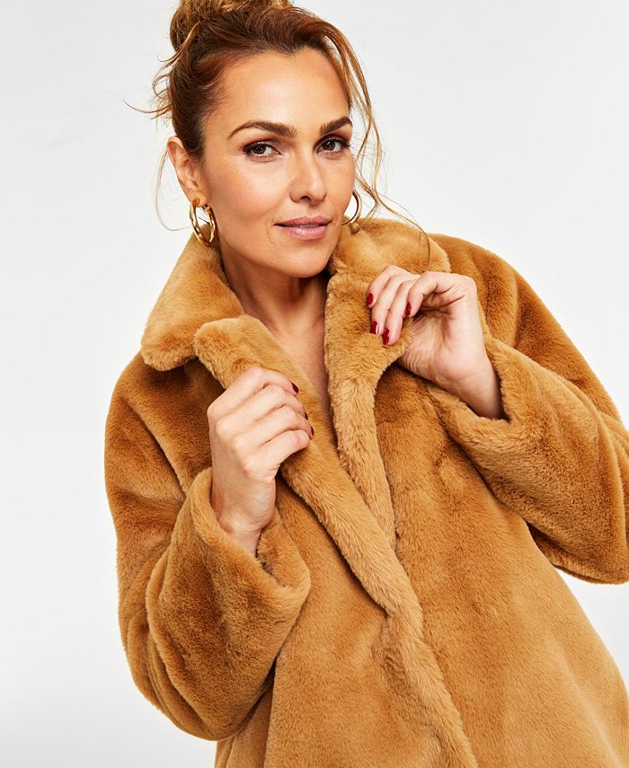 Mommy and Me Women's Faux-Fur Coat, Created for Macy's