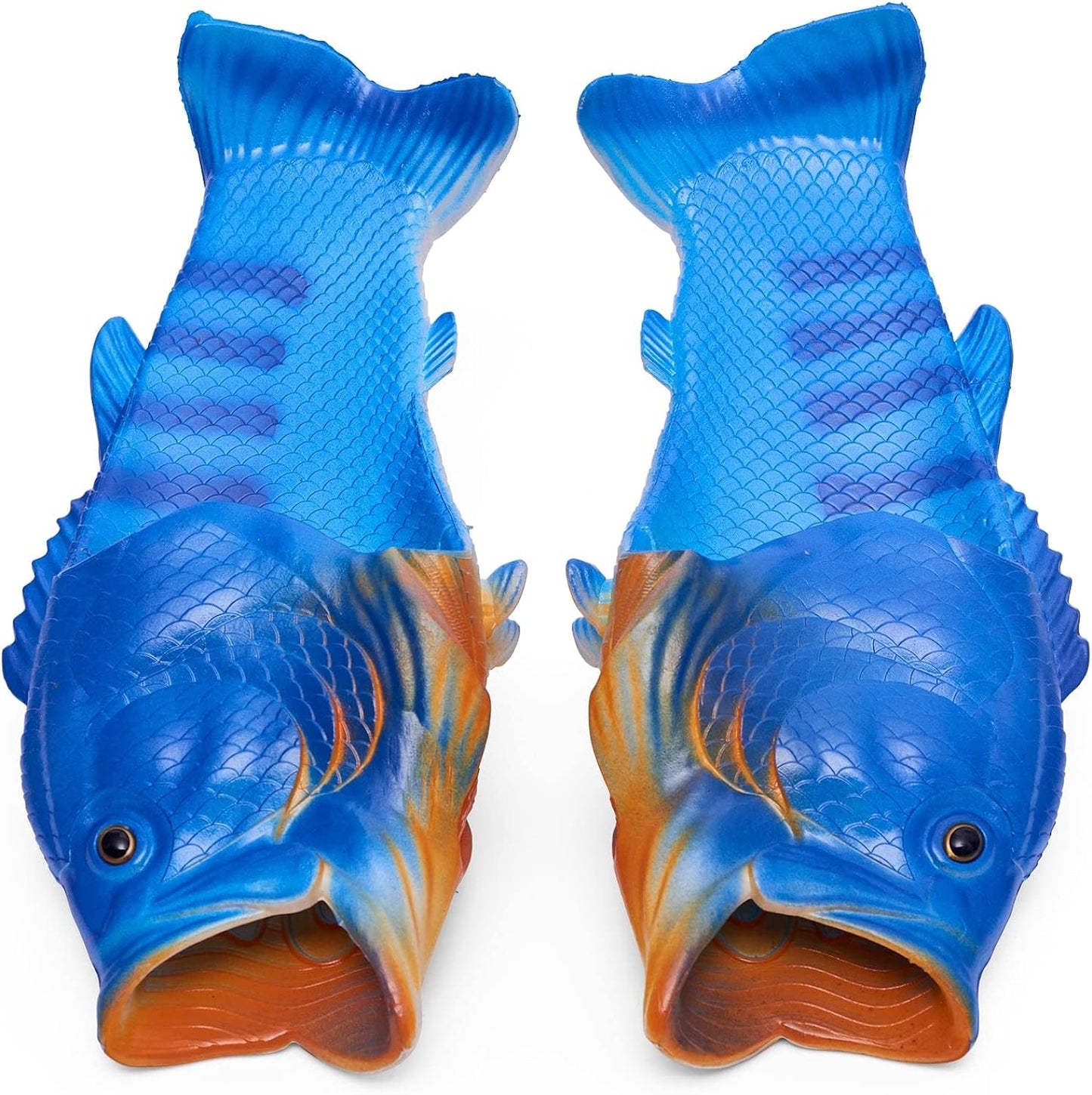 Coddies Fish Flip Flops | The Original Fish Slippers | Funny Gift, Unisex Sandals, Bass Slides, Pool, Beach & Shower Shoes | Men, Women & Kids
