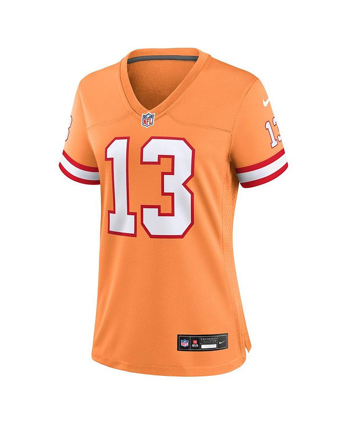 Women's Mike Evans Orange Tampa Bay Buccaneers Throwback Game Jersey