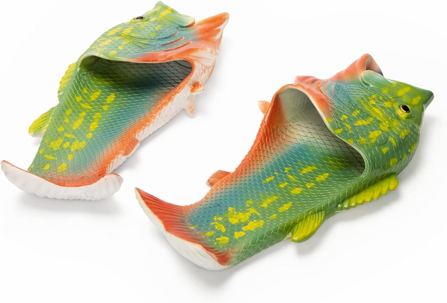 Coddies Fish Flip Flops | The Original Fish Slippers | Funny Gift, Unisex Sandals, Bass Slides, Pool, Beach & Shower Shoes | Men, Women & Kids
