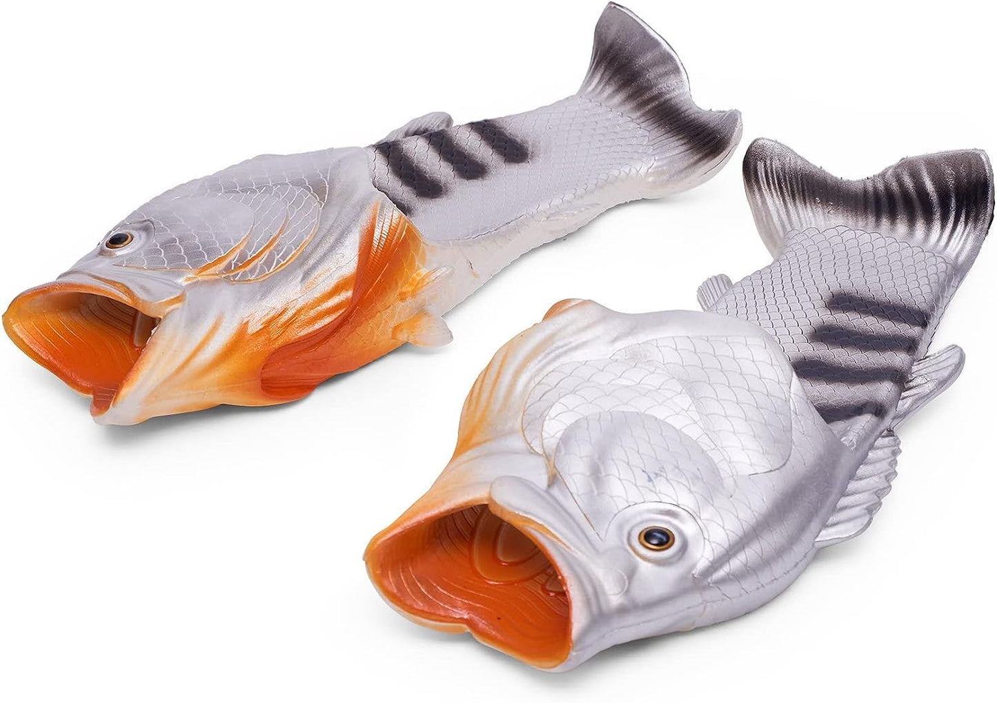Coddies Fish Flip Flops | The Original Fish Slippers | Funny Gift, Unisex Sandals, Bass Slides, Pool, Beach & Shower Shoes | Men, Women & Kids