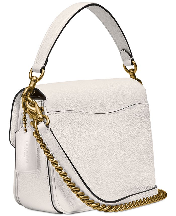 Polished Pebbled Leather Cassie Crossbody 19