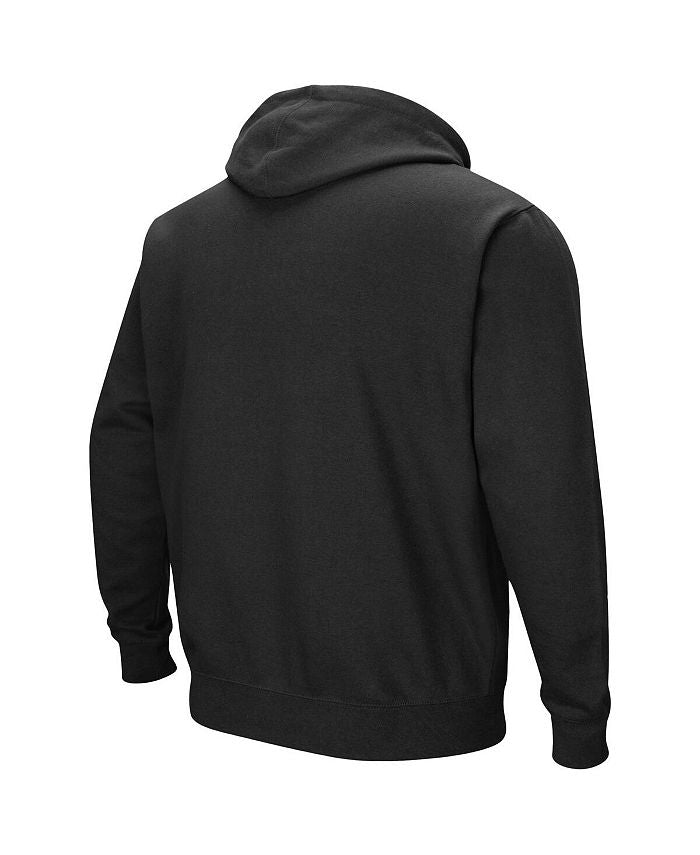 Men's Black Grambling Tigers Arch & Logo Pullover Hoodie