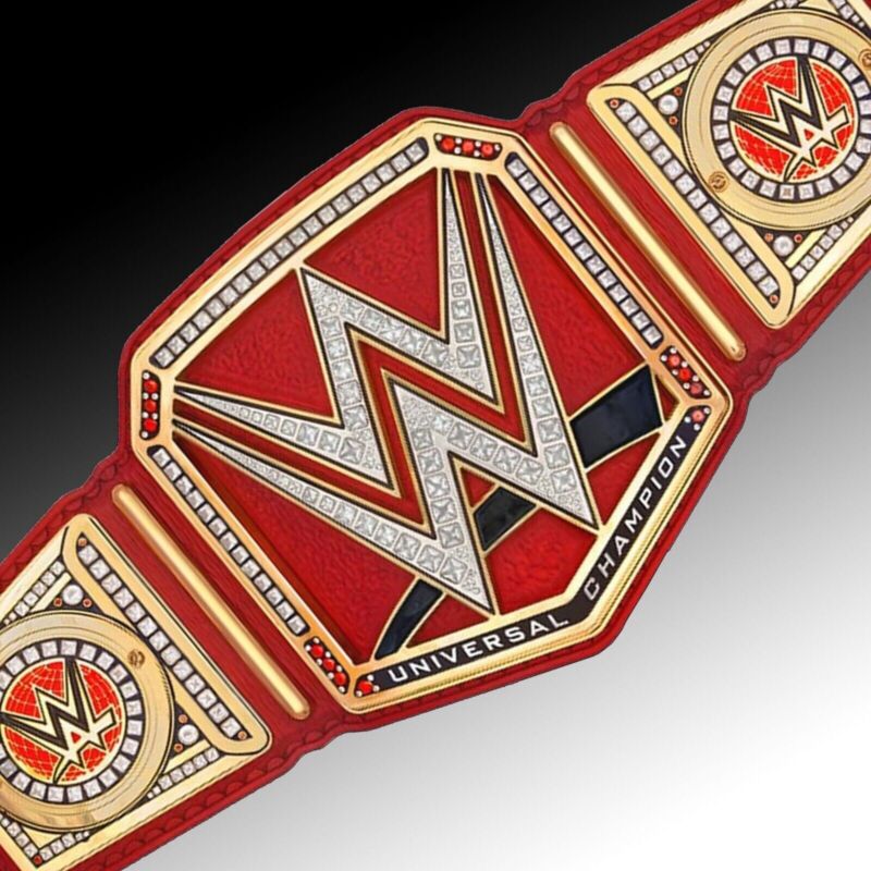 UNIVERSAL CHAMPIONSHIP BELT WORLD HEAVYWEIGHT REPLICA WWE TITLE BELT BRASS 2MM
