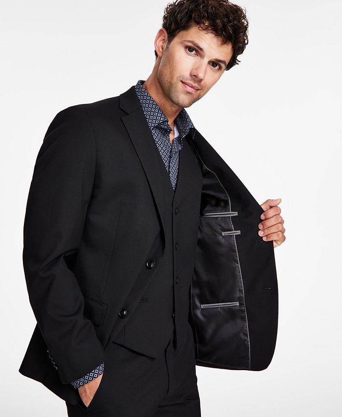 Men's Slim-Fit Stretch Solid Suit Jacket, Created for Macy's