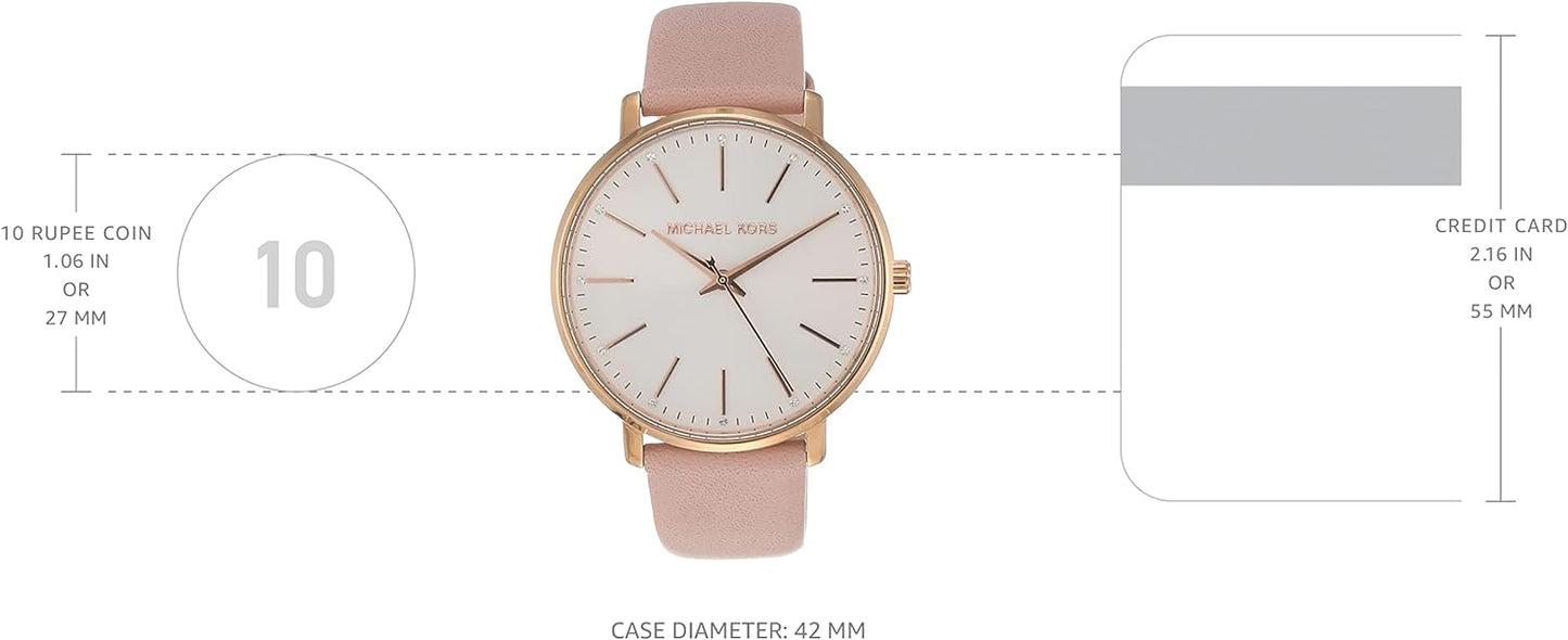 Michael Kors Pyper Women's Watch, Stainless Steel Watch for Women with Steel, Leather, or Silicone Band