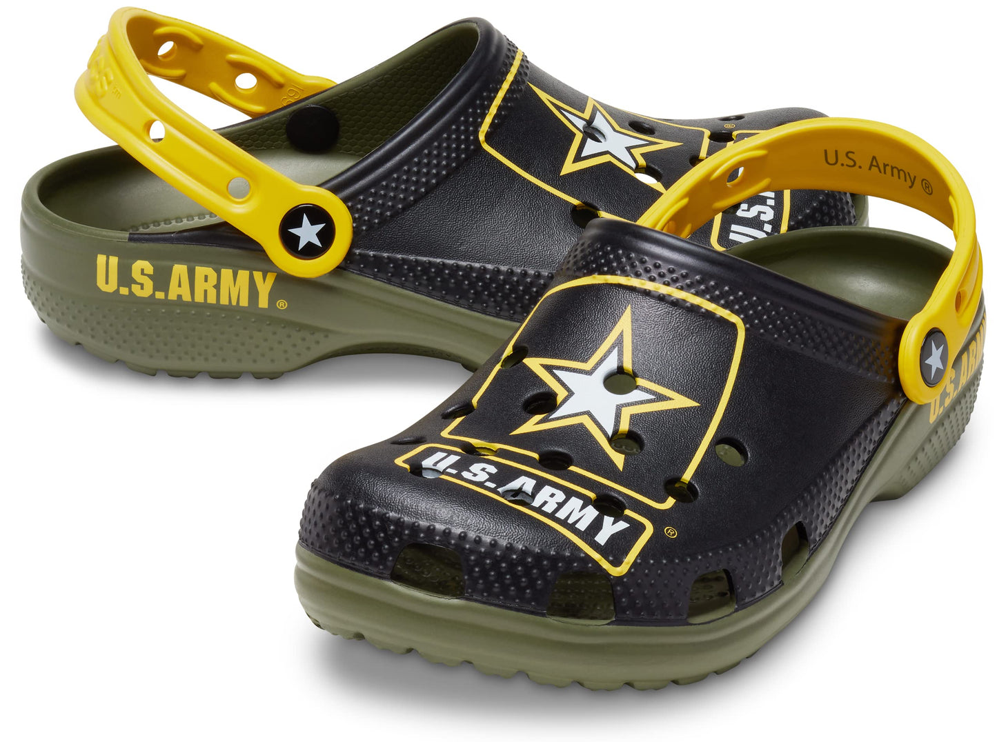 Crocs Unisex Classic United States Military Clogs