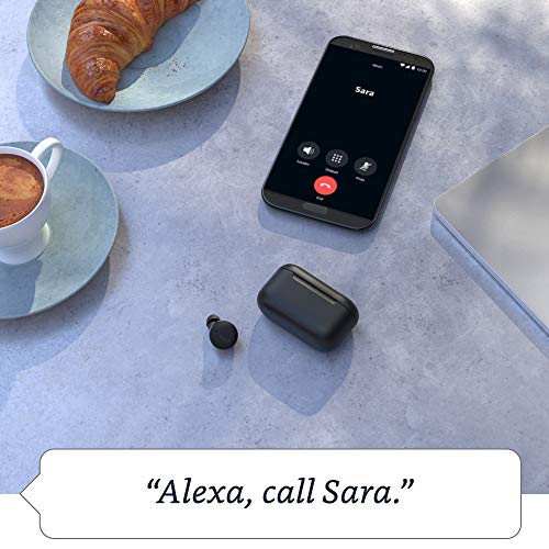Echo Buds with Active Noise Cancellation (2021 release, 2nd gen) | Wired charging case | Black
