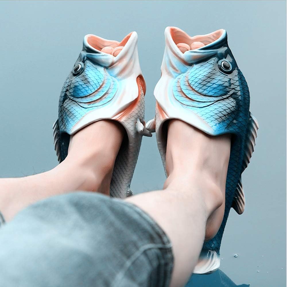 Unisex Fish Slippers, bass Sandals, Animal Slippers Animal Fish Slippers,