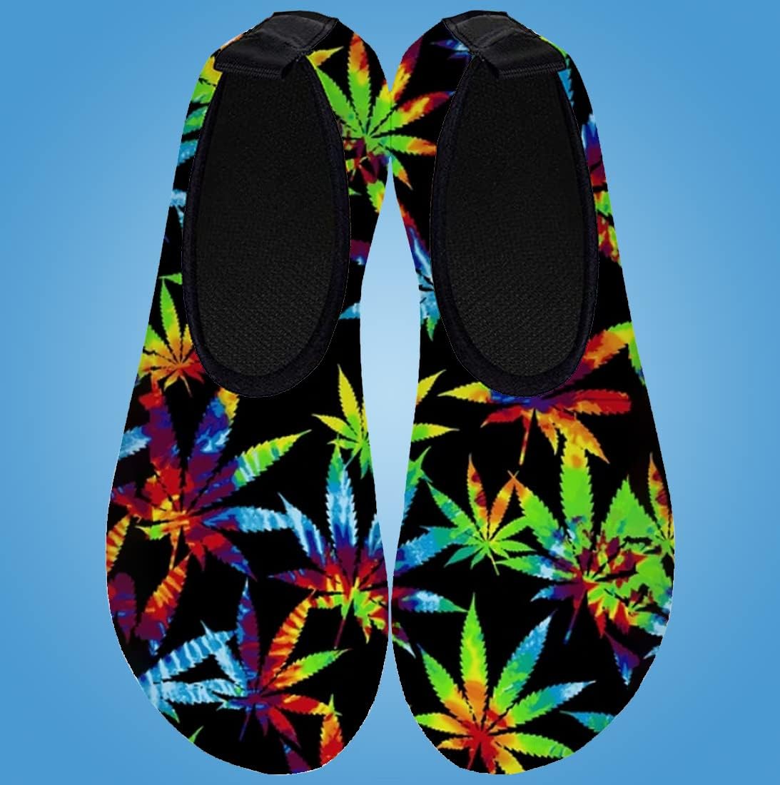 WEED WATER SHOES Water Shoes for Mens Womens Quick-Dry Aqua Socks Swim Beach Shoes for Outdoor Surfing Yoga