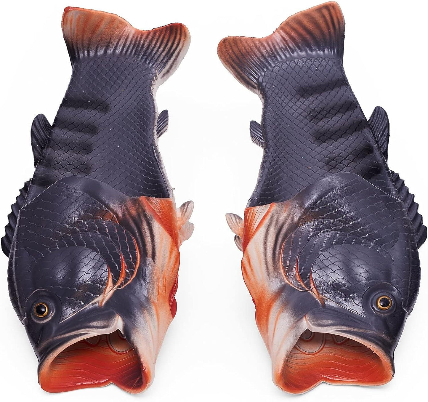Coddies Fish Flip Flops | The Original Fish Slippers | Funny Gift, Unisex Sandals, Bass Slides, Pool, Beach & Shower Shoes | Men, Women & Kids