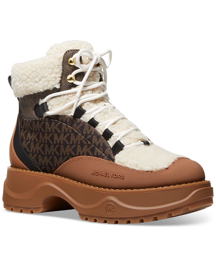 Women's Dupree Lace-Up Colorblocked Hiker Booties
