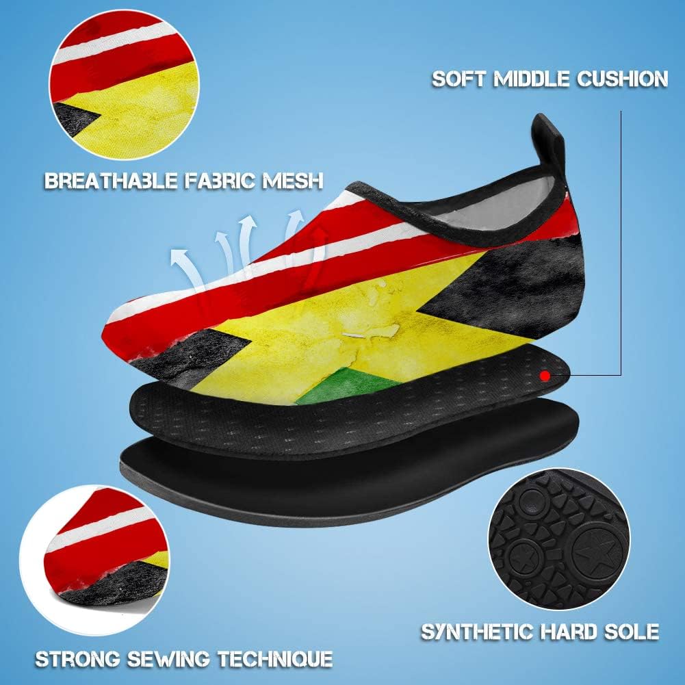 WEED WATER SHOES Water Shoes for Mens Womens Quick-Dry Aqua Socks Swim Beach Shoes for Outdoor Surfing Yoga