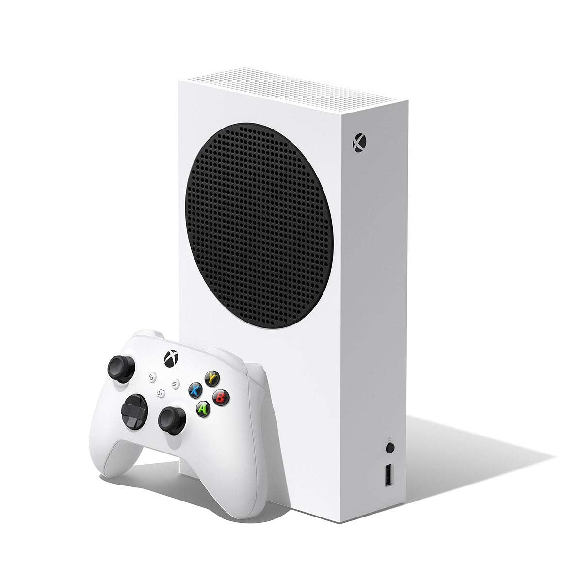 Microsoft Xbox Series S 512GB Game All-Digital Console + 1 Xbox Wireless1 Controller, White - 1440p Gaming Resolution, 4K Streaming Media Playback, WiFi (Renewed)