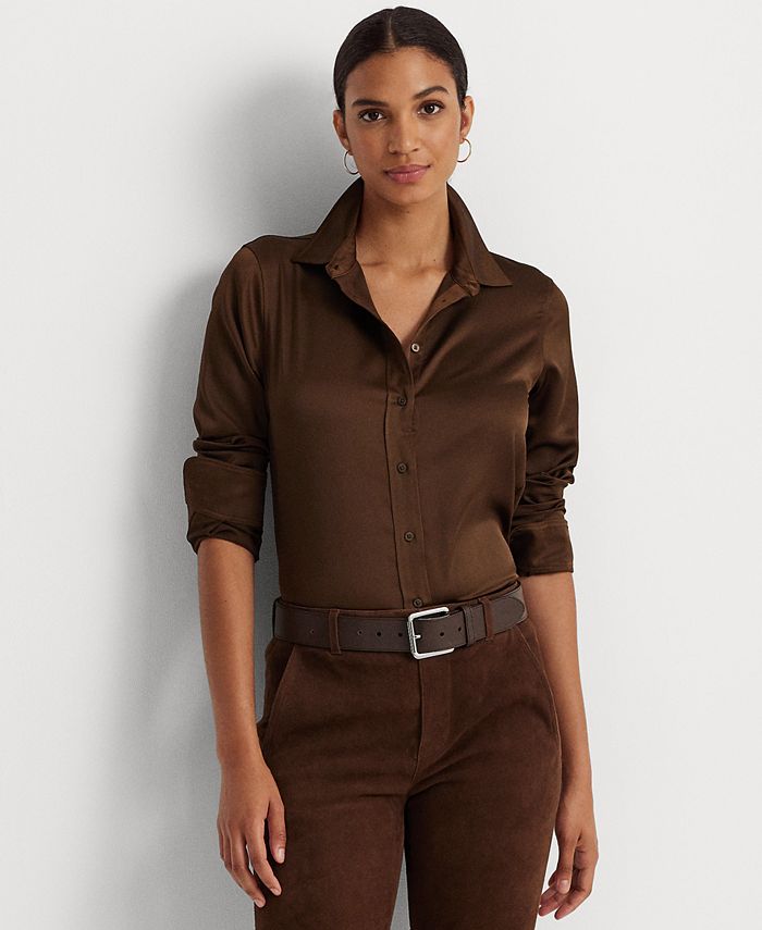 Women's Satin Charmeuse Shirt