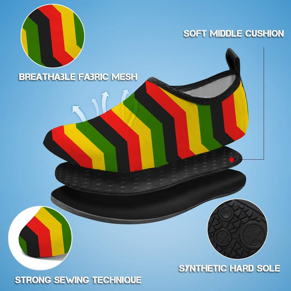 WEED WATER SHOES Water Shoes for Mens Womens Quick-Dry Aqua Socks Swim Beach Shoes for Outdoor Surfing Yoga
