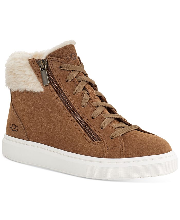 Women's Alameda Mid Plush-Cuff Lace-Up Zip Booties