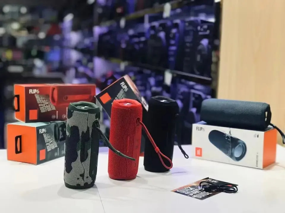 speaker flip 6 Outdoor Sports Waterproof Portable Subwoofer Bass Wireless BT 5.0 Speaker with TF USB FM Local Warehouse