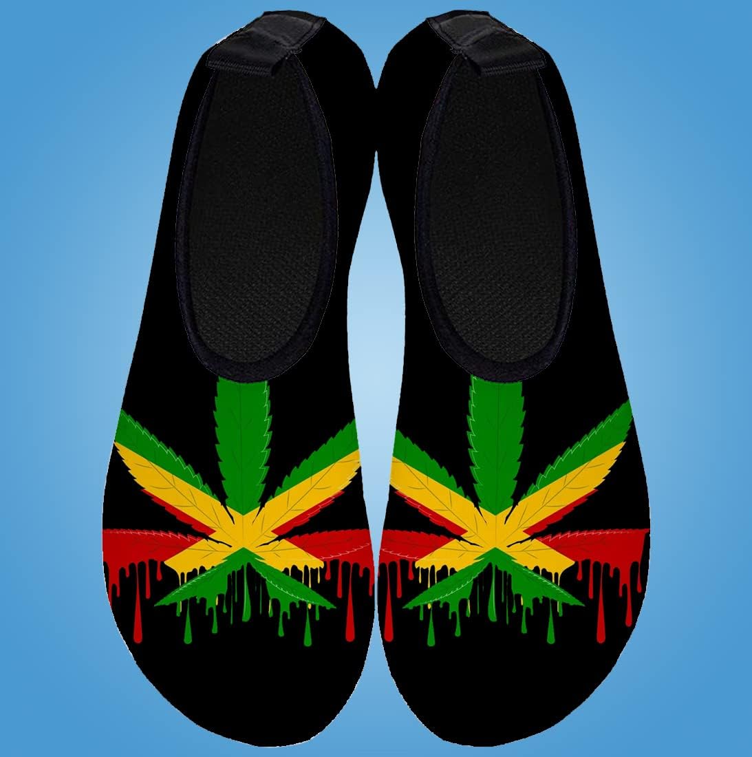 WEED WATER SHOES Water Shoes for Mens Womens Quick-Dry Aqua Socks Swim Beach Shoes for Outdoor Surfing Yoga
