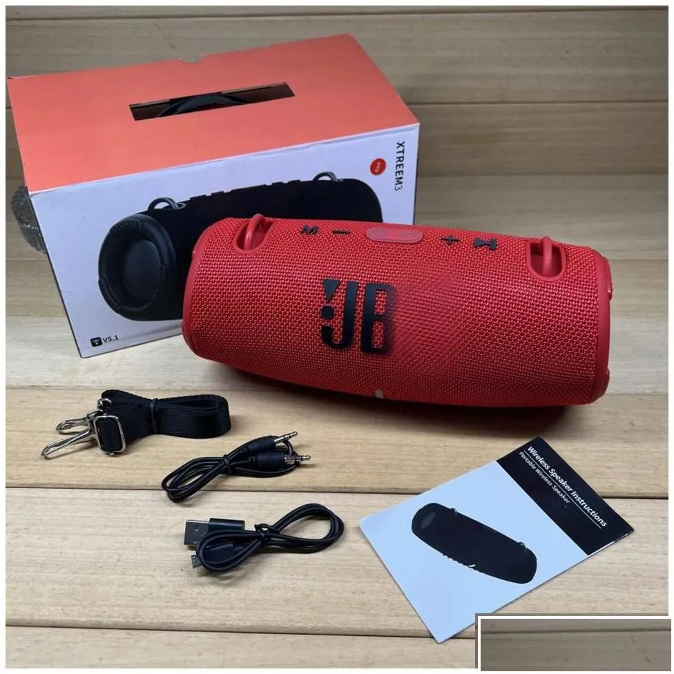 Portable Speakers Xtreme 3 Speaker Wireless Bluetooth 5.0 Waterproof Sports Bass Outdoor Jbls Stereo Music Drop Delivery Electronics Dhhfx