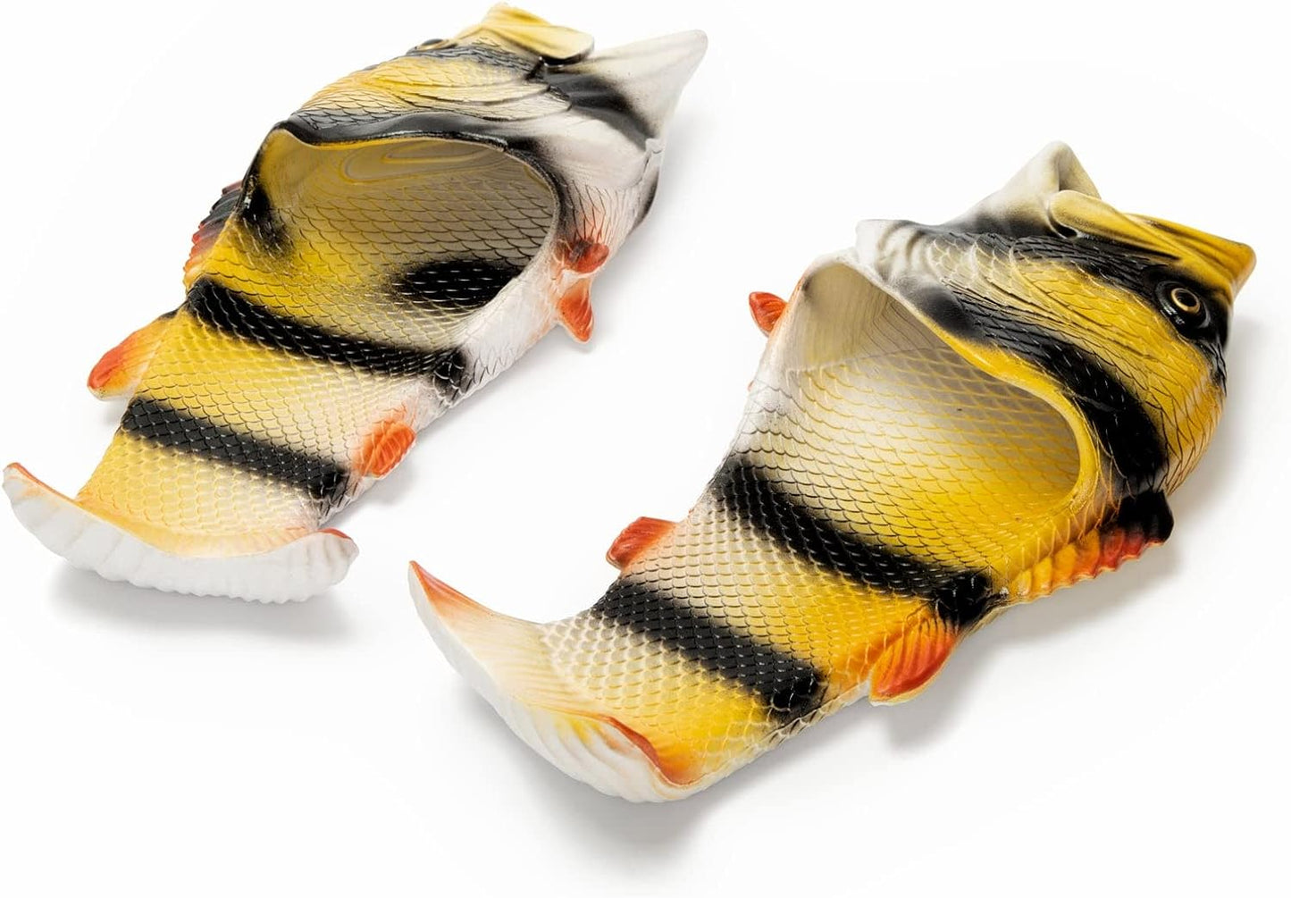 Coddies Fish Flip Flops | The Original Fish Slippers | Funny Gift, Unisex Sandals, Bass Slides, Pool, Beach & Shower Shoes | Men, Women & Kids
