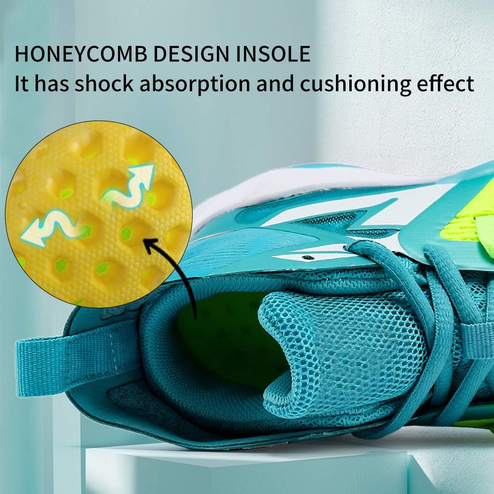 VITUOFLY Kids Basketball Shoes Boys Air Cushion Sneakers Girls Mid Top School Training Shoes Non-Slip Outdoor Sports Shoes Comfortable Boys Running Shoes Durable Little Kid/Big Kid