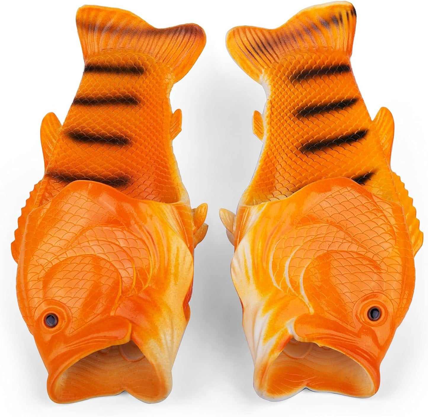 Coddies Fish Flip Flops | The Original Fish Slippers | Funny Gift, Unisex Sandals, Bass Slides, Pool, Beach & Shower Shoes | Men, Women & Kids