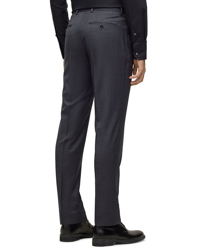 Men's Slim-Fit Houndstooth Suit