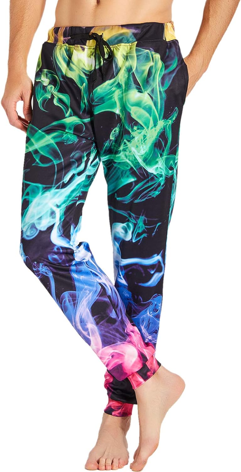 RAISEVERN Mens Sweatpants with Pockets Joggers for Men Sports Casual Sweat Pants with Drawstring