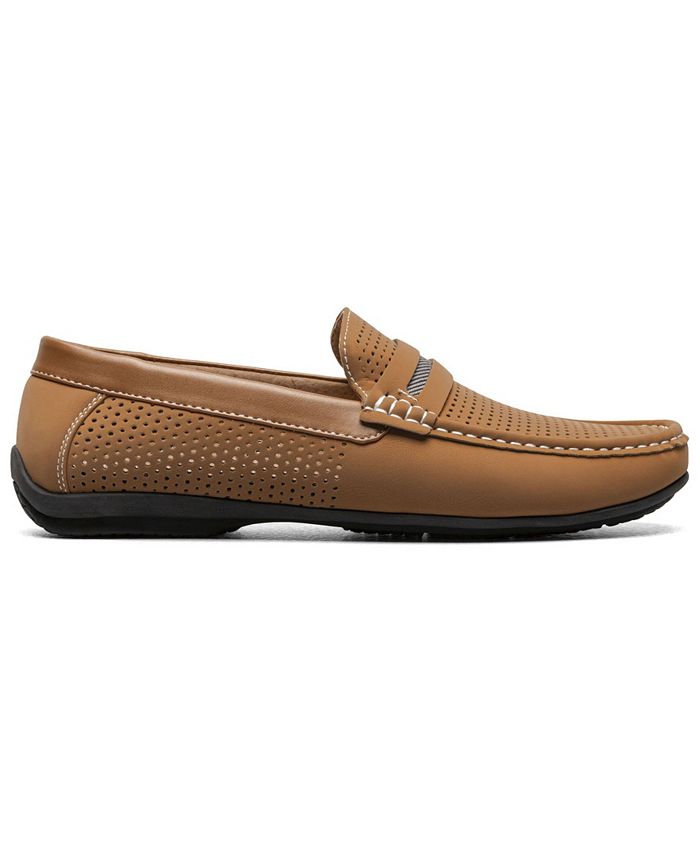 Men's Corby Moccasin Toe Saddle Slip-on Loafer