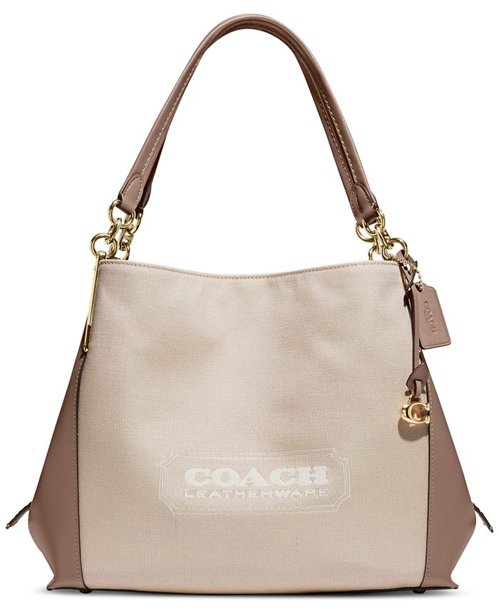 Badge Jacquard Dalton 31 Shoulder Bag - Macy's Exclusive