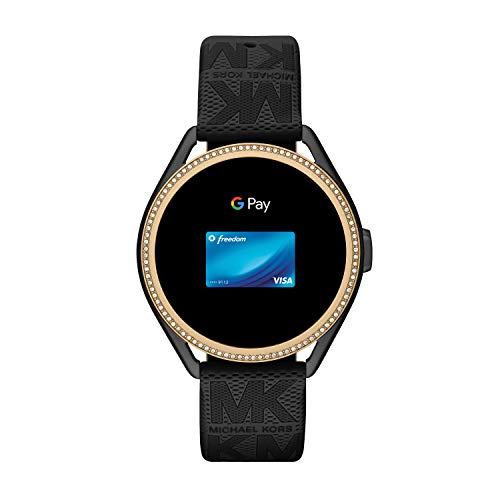Michael Kors Women's MKGO Gen 5E 43mm Touchscreen Smartwatch with Fitness Tracker, Heart Rate, Contactless Payments, and Smartphone Notifications