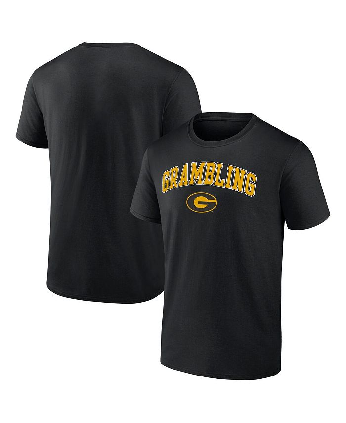 Men's Branded Black Grambling Tigers Campus T-shirt