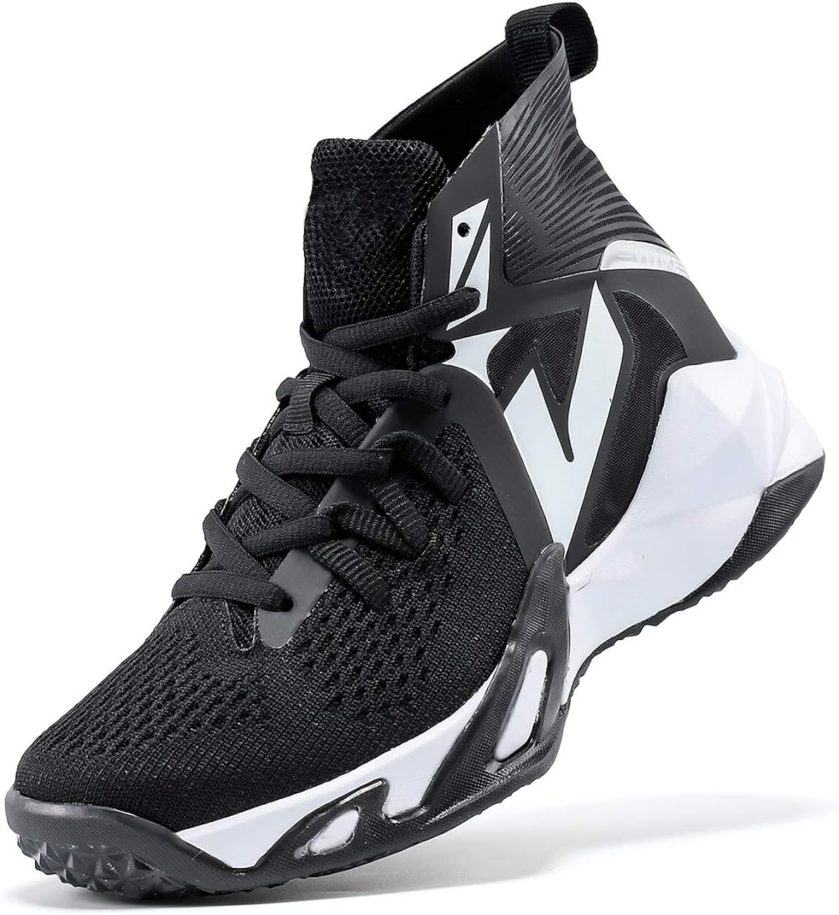 VITUOFLY Kids Basketball Shoes Boys Air Cushion Sneakers Girls Mid Top School Training Shoes Non-Slip Outdoor Sports Shoes Comfortable Boys Running Shoes Durable Little Kid/Big Kid