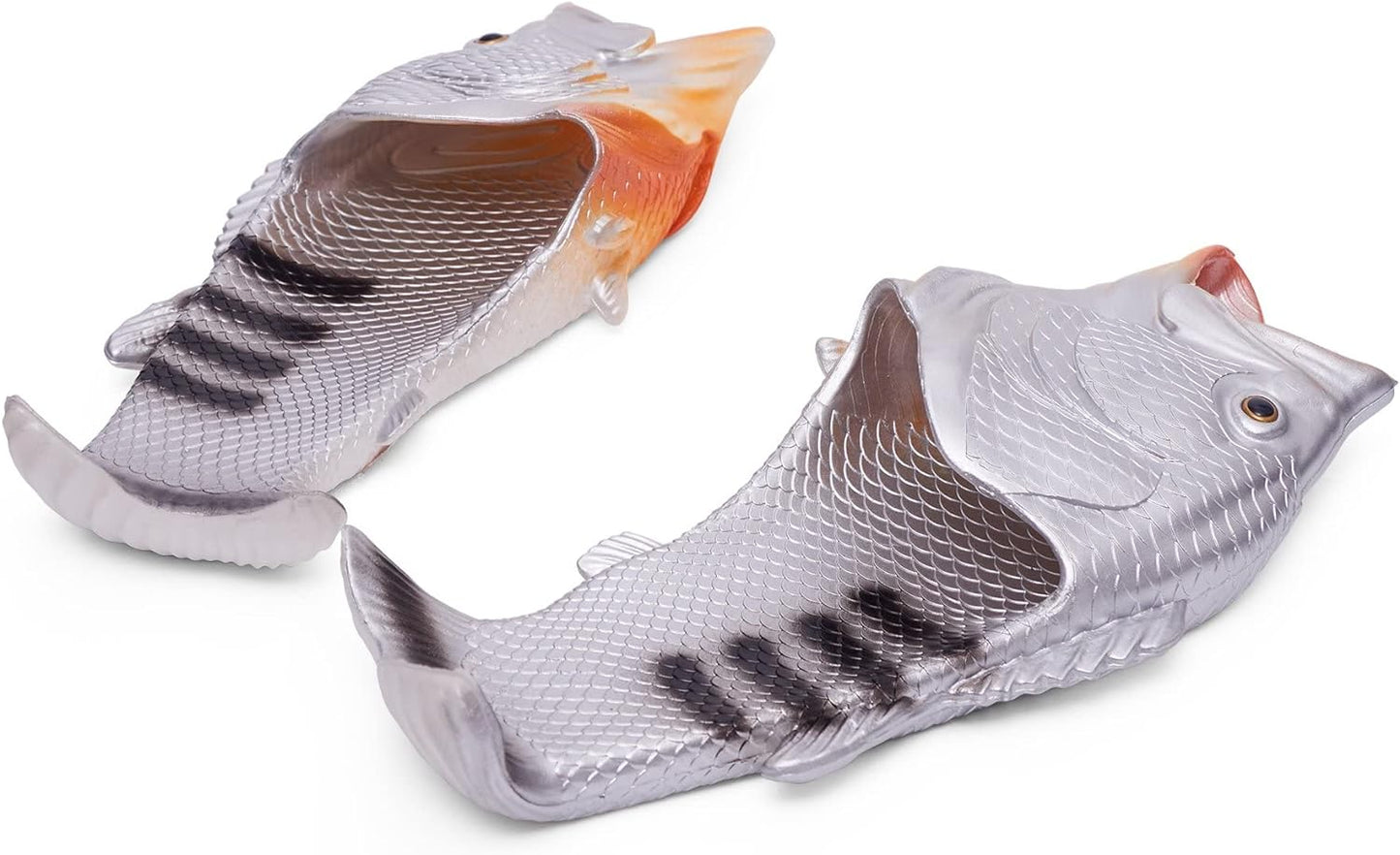 Coddies Fish Flip Flops | The Original Fish Slippers | Funny Gift, Unisex Sandals, Bass Slides, Pool, Beach & Shower Shoes | Men, Women & Kids