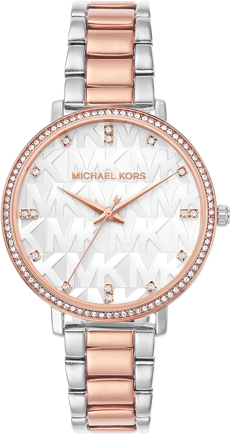 Michael Kors Pyper Women's Watch, Stainless Steel Watch for Women with Steel, Leather, or Silicone Band