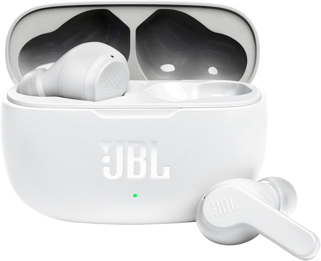 JBL Vibe 200TWS True Wireless Earbuds - Black, Small