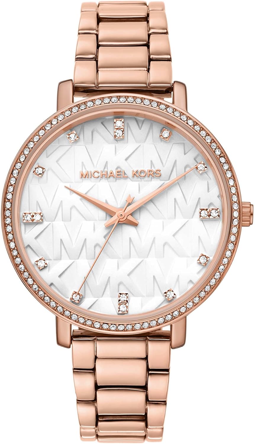 Michael Kors Pyper Women's Watch, Stainless Steel Watch for Women with Steel, Leather, or Silicone Band