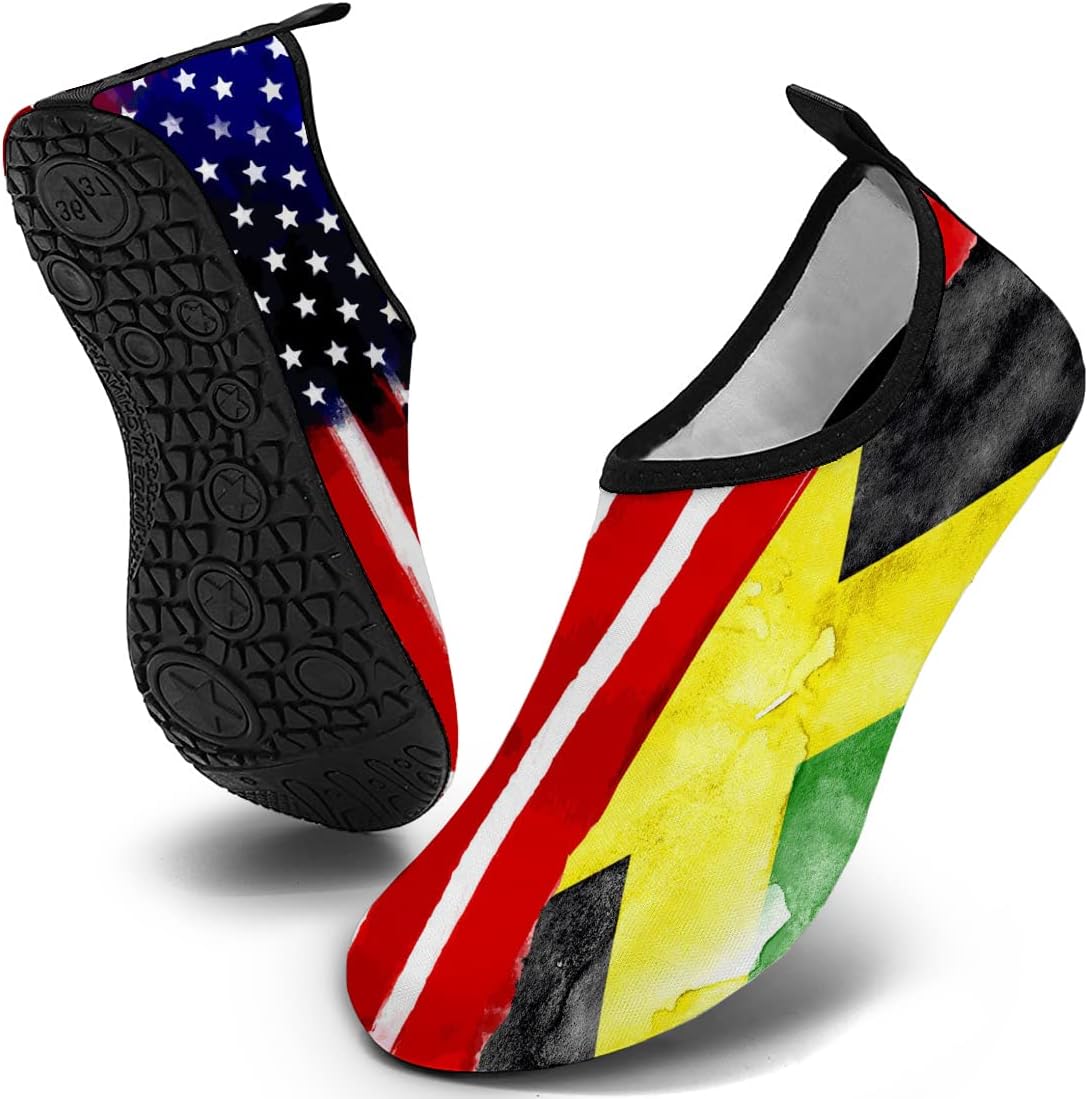 WEED WATER SHOES Water Shoes for Mens Womens Quick-Dry Aqua Socks Swim Beach Shoes for Outdoor Surfing Yoga