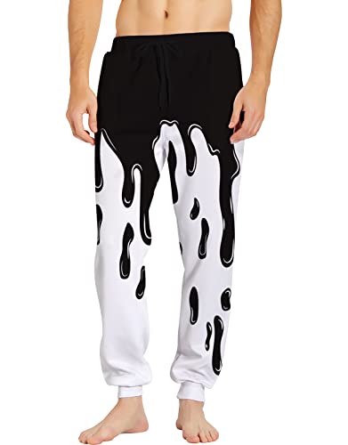 RAISEVERN Mens Sweatpants with Pockets Joggers for Men Sports Casual Sweat Pants with Drawstring