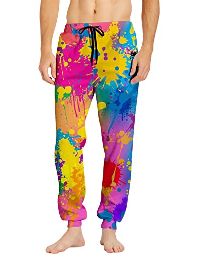 RAISEVERN Mens Sweatpants with Pockets Joggers for Men Sports Casual Sweat Pants with Drawstring