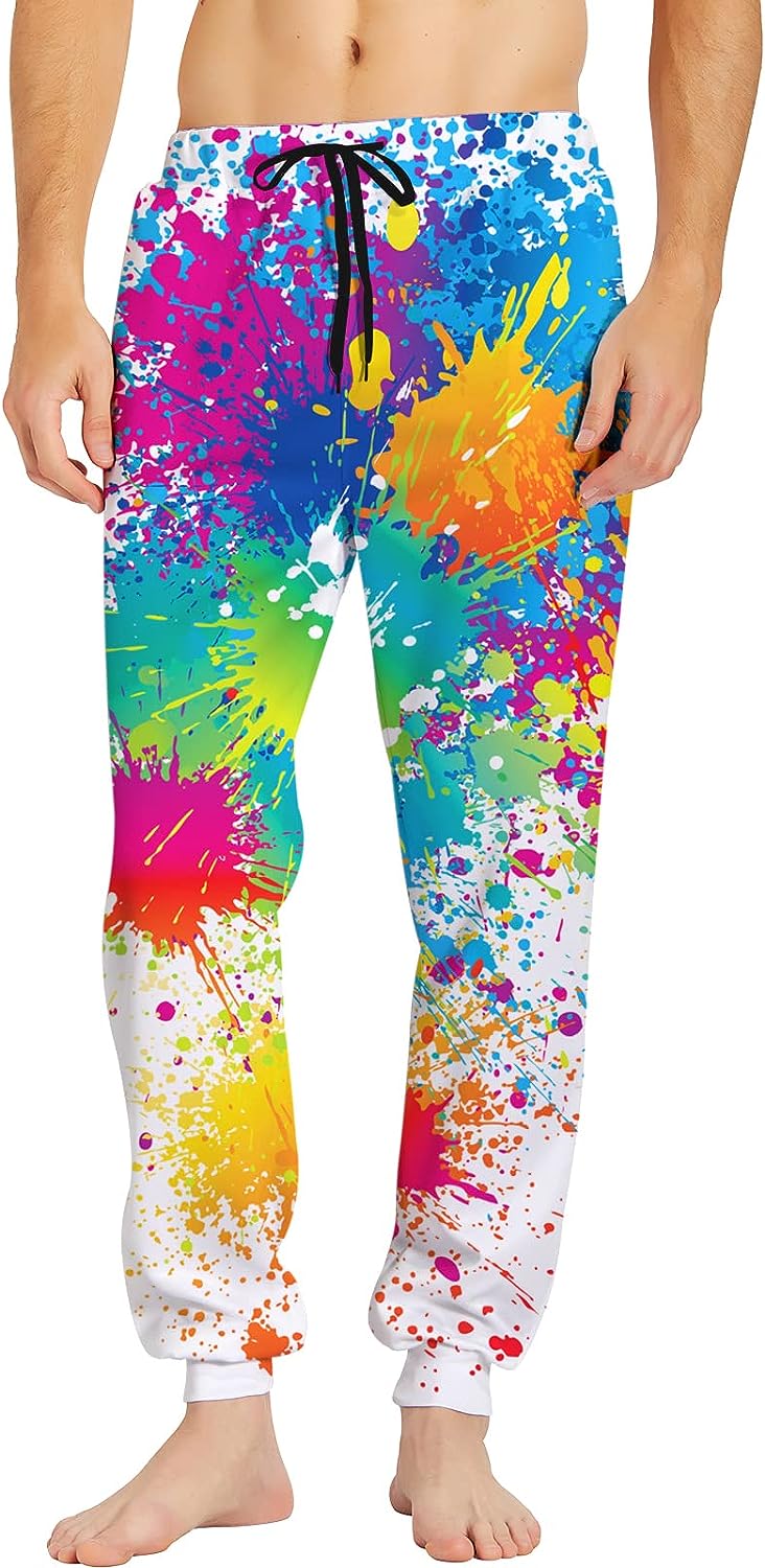 RAISEVERN Mens Sweatpants with Pockets Joggers for Men Sports Casual Sweat Pants with Drawstring