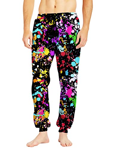 RAISEVERN Mens Sweatpants with Pockets Joggers for Men Sports Casual Sweat Pants with Drawstring
